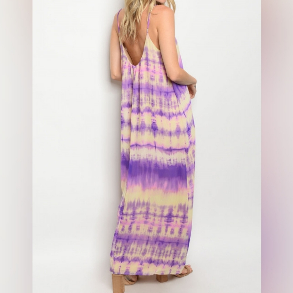 Tie Dye Maxi Dress - Picture 1 of 2